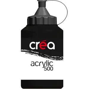 Rougier & Plé Peinture acrylique 500 ml Noir d'ivoireVendu parscrapmalin