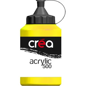 Rougier & Plé Peinture acrylique 500 ml Jaune citronVendu parscrapmalin