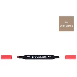 Créa Marqueur à base d'alcool - double-pointe - Burnt Sienna 095 pas cher