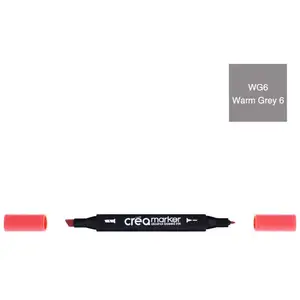 Créa Marqeur à base d'alcool - double-pointe - Warm Grey 6 WG6 pas cher