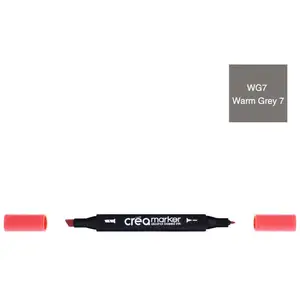 Créa Marqeur à base d'alcool - double-pointe - Warm Grey 7 WG7 pas cher