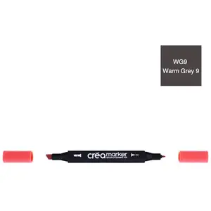 Créa Marqeur à base d'alcool - double-pointe - Warm Grey 9 WG9 pas cher