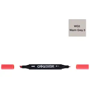 Créa Marqeur à base d'alcool - double-pointe - Warm Grey 3 WG3 pas cher