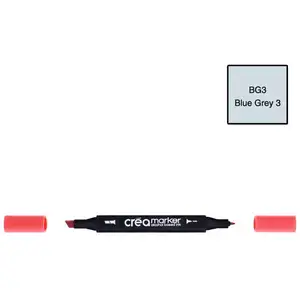 Créa Marqeur à base d'alcool - double-pointe - Blue Grey 3 BG3 pas cher