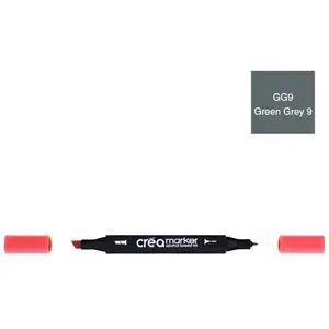 Créa Marqeur à base d'alcool - double-pointe - Green Grey 9 GG9 pas cher