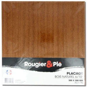 Rougier & Plé Placage bois naturel Acajou sapelli ep. 0,6 mm 30 x 30 cmVendu parscrapmalin