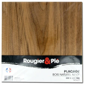 Rougier & Plé Placage bois naturel Noyer ep. 0,6 mm 30 x 30 cmVendu parscrapmalin