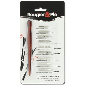 Rougier & Plé Porte-plume + 9 plumesVendu parscrapmalin