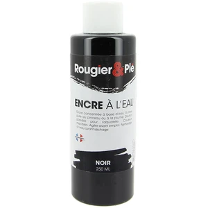 Rougier & Plé Encre à l'eau 250 ml R&P Noir pas cher