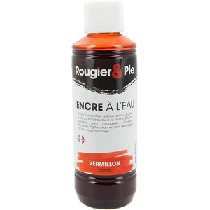 Encre à l'eau 250 ml R&P Rouge vermillonVendu parscrapmalin