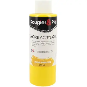 Rougier & Plé Encre acrylique 250 ml R&P Jaune primaireVendu parscrapmalin