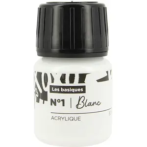 Urbancust Peinture Custom Cuir 30 ml Couleurs basiques n°1 BlancVendu parscrapmalin