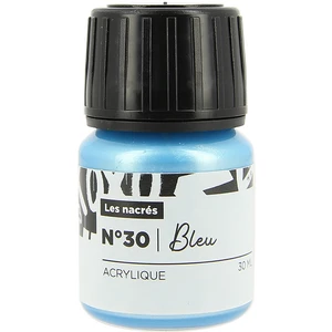 Urbancust Peinture Custom Cuir 30 ml Couleurs nacrées n°30 Bleu nacréVendu parscrapmalin