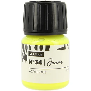 Urbancust Peinture Custom Cuir 30 ml Couleurs fluo n°34 Jaune fluoVendu parscrapmalin