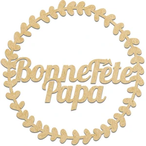 Spiderlily Design Couronne Bonne fête Papa 5 x 5 cmVendu parscrapmalin