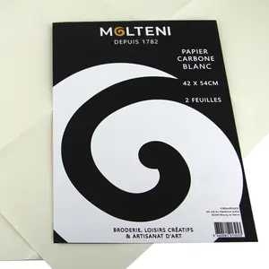 Molteni Feuille de papier carbone 2 pcs BlancVendu parscrapmalin