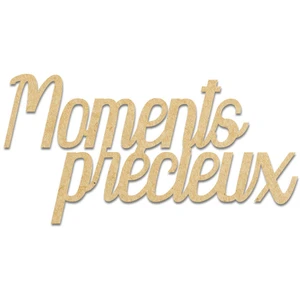 Spiderlily Design Moments précieux en bois médium - 8,1 x 4,1 cmVendu parscrapmalin