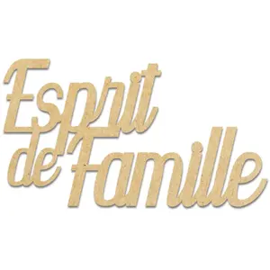 Spiderlily Design Esprit de famille en bois médium - 6,7 x 3,7 cmVendu parscrapmalin