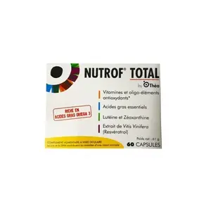 THEA Nutrof total complément alimentaire a visée oculaire 60 capsulesVendu parparasanteonline