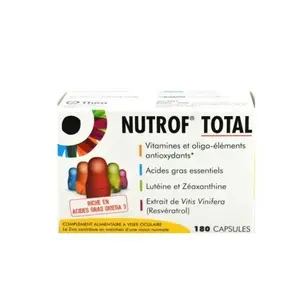 Comparateur de prix : THEA Nutrof Total à Visée Oculaire 180 capsules