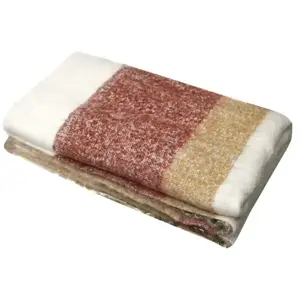 Haomy - Plaid Calypso Kaki - 130x180 cm 130x180 cm pas cher