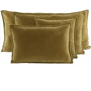 Haomy - Housse de coussin Manhattan Gold 45x45 pas cher