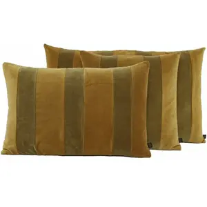 Haomy - Housse de coussin Rio Gold 40x60 pas cher