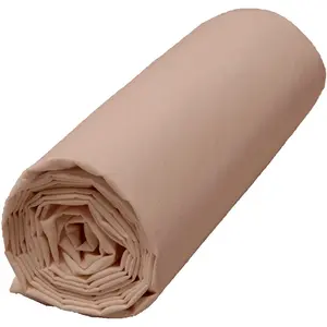 Haomy - Drap housse 100% Percale de Coton Venezia bonnet 30 cm cimarro... pas cher