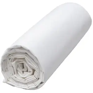 Haomy - Drap housse 100% Percale de Coton Venezia bonnet 30 cm lin 140... pas cher