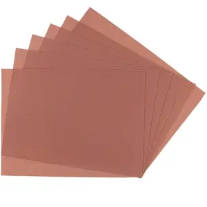 Harmony - 6 Sets de table Viny'l pêche - 36x48 cm T.U