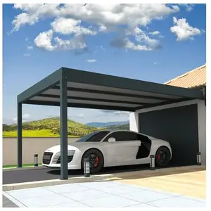 Ombrazur Carport isotoit® MODERN Gris anthracite 5,02x3,50m pas cher