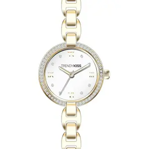 Montre Femme Trendy Kiss Angèle - TM10163-02 Bracelet Acier Doré pas cher