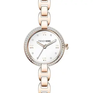 Comparateur de prix : Montre Femme Trendy Kiss Angèle - TM10163-03 Bracelet Acier Doré rose
