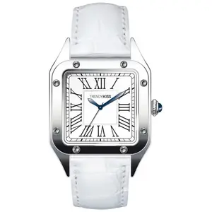 Comparateur de prix : Montre analogique AIMEE TRENDY KISS Cuir Blanc