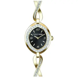 Montre Femme Trendy Kiss Céleste - TM10183-01 Bracelet Acier doré pas cher