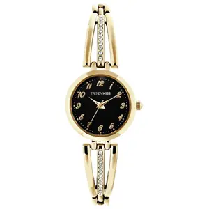 Montre Femme Trendy Kiss Marquise - TM10177-01 Bracelet Acier Doré pas cher