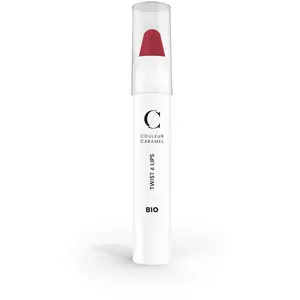 Comparateur de prix : COULEUR CARAMEL Twist & lips n°404- Rose de rouge Bio
