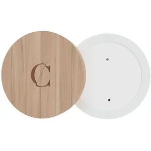COULEUR CARAMEL - Boîtier vide Fard à joues Contenant cosmétique vide 1 pieces Blanc unisex pas cher
