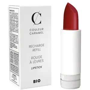 COULEUR CARAMEL - Rouge à lèvres satiné 4 g Rouge foncé female pas cher
