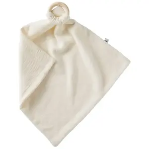 Doudou avec anneau dentition rose blush BEIGE BB&Co pas cher