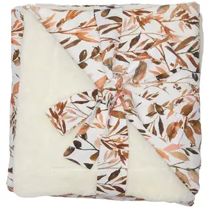 BB & Co Couverture polaire Caramel forest (70 x 100 cm) pas cher