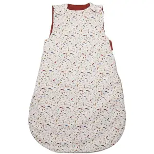 BB & Co Gigoteuse réversible ouatinée imp. terrazzo / gaze tomette - Portofino (0-6 mois) pas cher