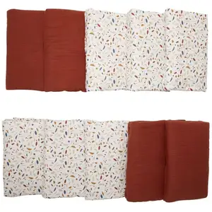 Tour de lit modulable et respirant en 10 éléments MULTICOLORE BB&Co pas cher