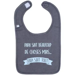 Bavoir "Papi sait tout" MULTICOLORE BB&Co