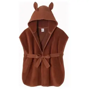 BB & Co Peignoir bambou et gaze de coton toffee (0-2 ans) pas cher