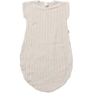 Gigoteuse d’été en gaze rayé BEIGE BB&Co pas cher