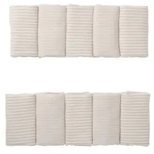 Tour de lit modulable rayé BEIGE BB&Co pas cher