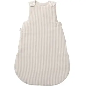 Gigoteuse ouatinée en gaze rayé BEIGE BB&Co pas cher