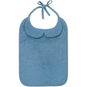 Comparateur de prix : BB & Co Grand bavoir bambou et gaze de coton Pierre Bleue