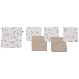 Comparateur de prix : BB & Co Lot de 5 lingettes lavables Biscuit